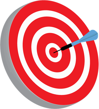 Goal Setting Attainable "Bullseye" Goals -
